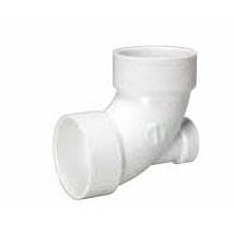 P303 3" X 3" X 2" PVC DWV Hub Low Heel 90 Elbow
