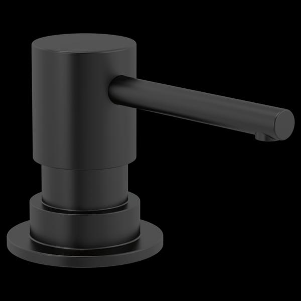 RP100734BL Matte Black Trinsic Metal Soap Dispenser | The Granite