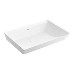 21060-0 Kohler Brazn Rectangle Vessel Lavatory Sink Less Faucet Deck ...