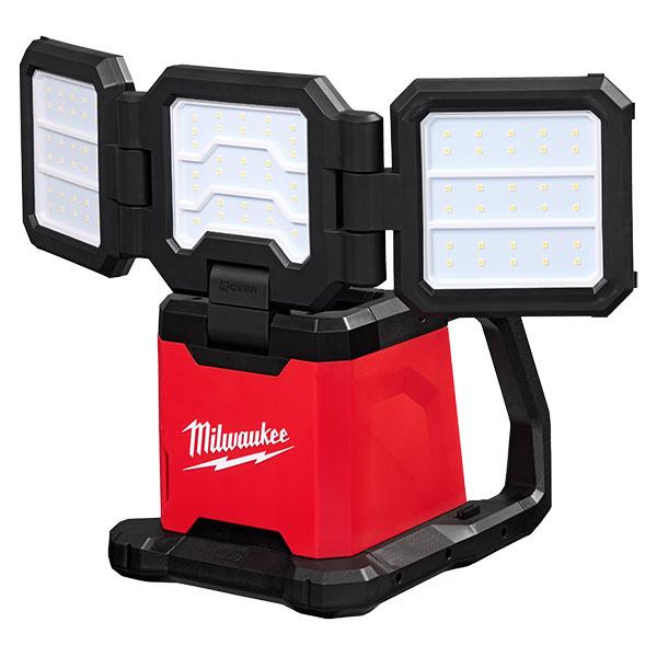 Milwuakee Rover 2368-20 Milwaukee M18 ROVER Dual Power Three-Panel Flood And Area Light ...