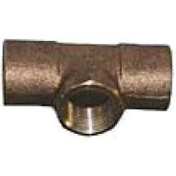 3/4" X 3/4" X 1/2" LF FXFXC Copper Tee