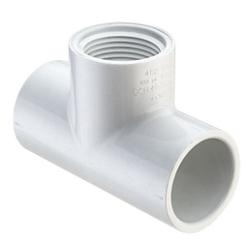 402-007 3/4" PVC Schedule 40 Socket X Socket X Female Tee