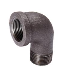 3/8" Imported Black Malleable Iron 90 Elbow