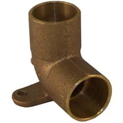 1/2" CXC Drop Ear Copper 90 Elbow