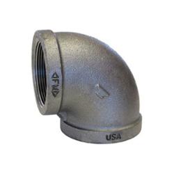 1-1/2" Domestic Black Malleable Iron 90 Elbow
