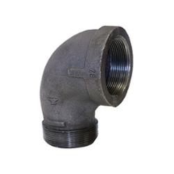 1-1/2" Domestic Black Malleable Iron Street 90 Elbow