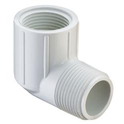 412-007 3/4" PVC Schedule 40 Female X Male Street 90 Elbow