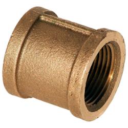 1/2" Lead-Free Brass Screwed Coupling