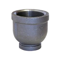 1" X 3/8" Domestic Black Malleable Iron Coupling