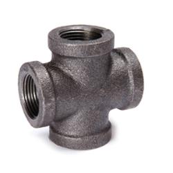 1-1/4" Imported Black Malleable Iron Cross