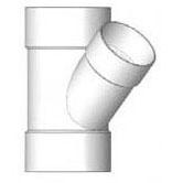 D308 8" PVC HUB WYE