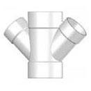 D368-8 8" PVC Hub Double Wye
