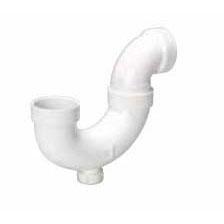 P707X 2" PVC DWV Hub P-Trap With Cleanout