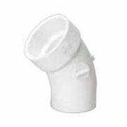 P323 2" PVC DWV Street 45 Elbow (1/8)