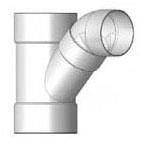 D1658 8" PVC HUB COMB Wye & 45 (1/8)