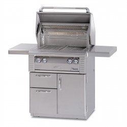 Alfresco 30-in. Standard Gas Grill w/Rotisserie on Deluxe Cart ALX2-30CD