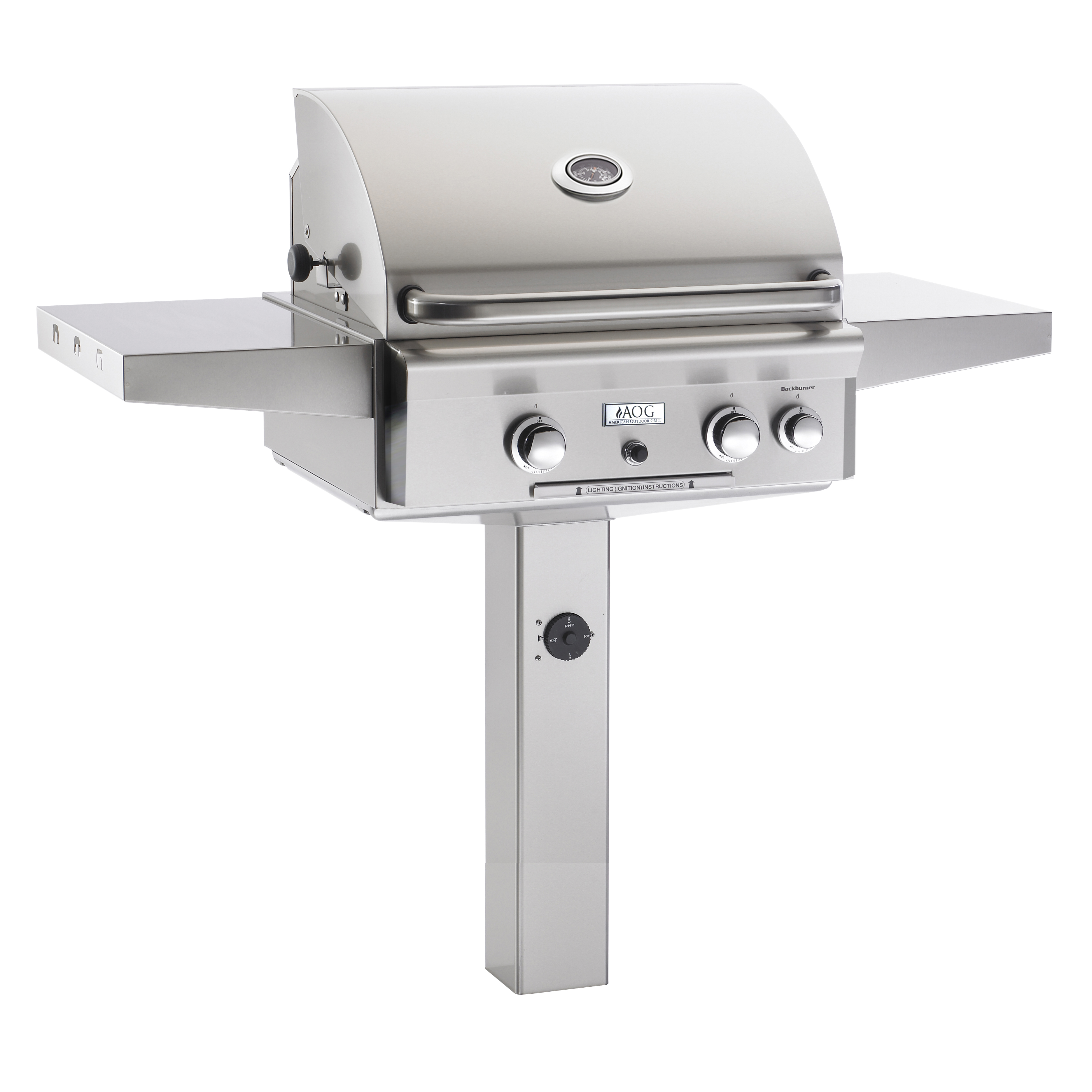 American Outdoor Grill 24" T-Series Grill on In-Ground Post, 24NGT-00SP