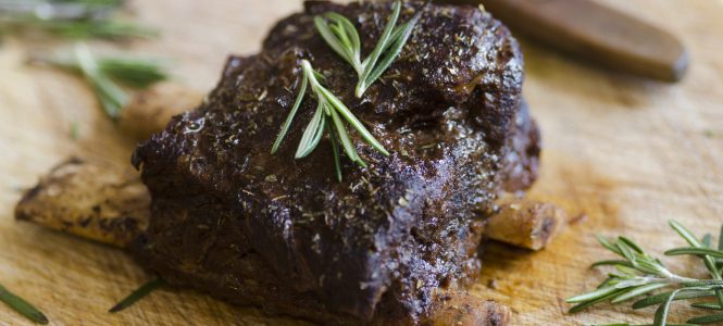 Smoky-Sweet BBQ Beef Short Ribs – Grillin’ on the Fourth of July Delicious barbecue beef short ribs with rosemary