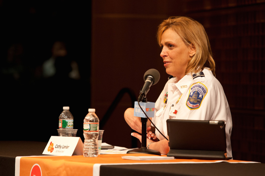 D.C. Police Chief Cathy Lanier at a Kojo In Your Community event on Wednesday, March 13, 2014 at NPR's headquarters in Washington, DC.