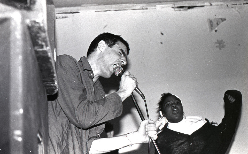 Fugazi at Wilson Center in Washington D.C., March 3, 1988. 