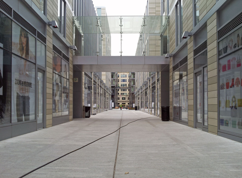 A view of the retail area of CityCenterDC in April of this year.