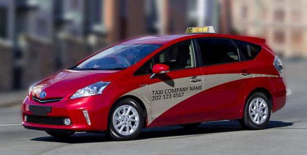 D.C.'s taxi commission released this rendering of its new color scheme last year. 