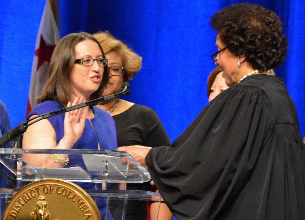 New D.C. Council member Brianne Nadeau, one of our "Politics Hour" guests today, takes the oath of office on Jan. 2.