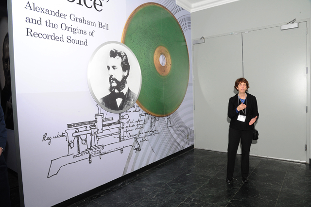 Carlene Stephens leads a tour in January of "Hear My Voice: Alexander Graham Bell and the Origins of Recorded Sound."