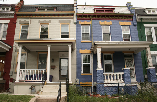 Houses on New Hampshire Ave. in Petworth.