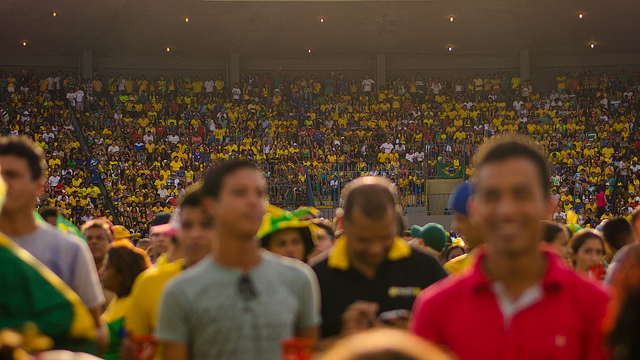 FIFA FanFest in Cuiabá, Mato Grosso, Brasil.