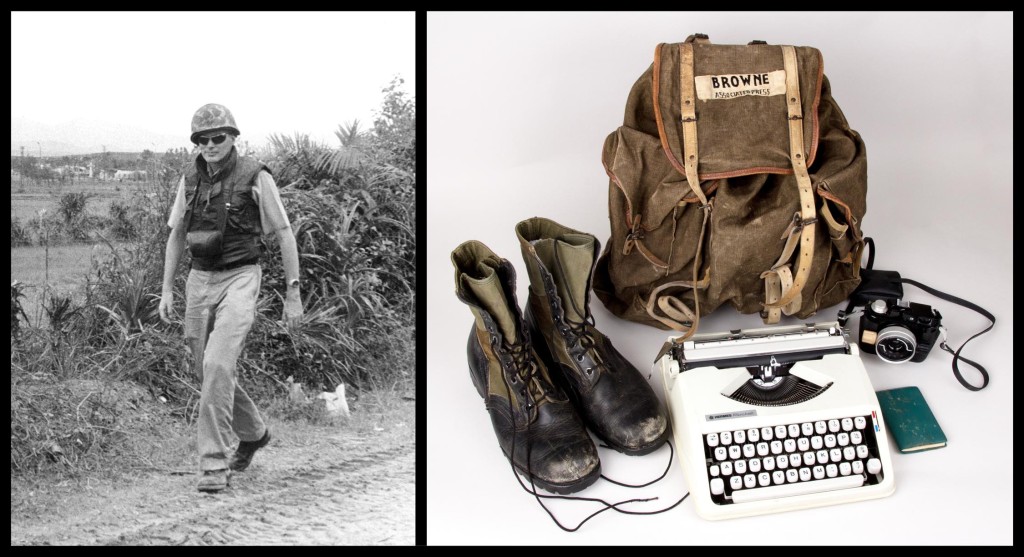 Associated Press bureau chief Malcolm Browne's Vietnam gear.