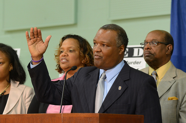 Prince George's County executive Rushern Baker