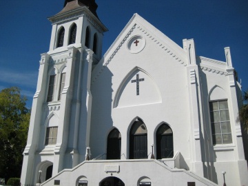 Nine black attendees were killed by a white shooter at Charleston, S.C.'s historical Emanuel AME Church on Wednesday.