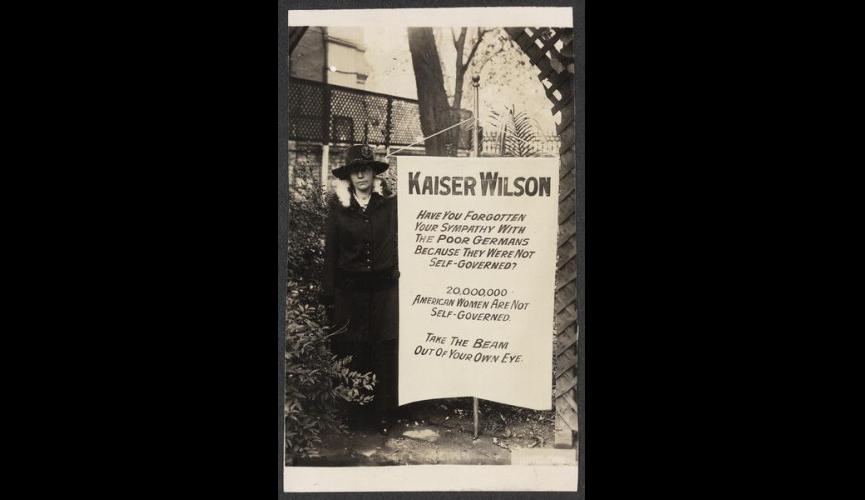 Kaiser Wilson banner 1917