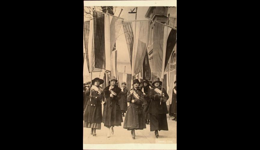 Working Girls Go To The Picket Line &#8212; February 1917