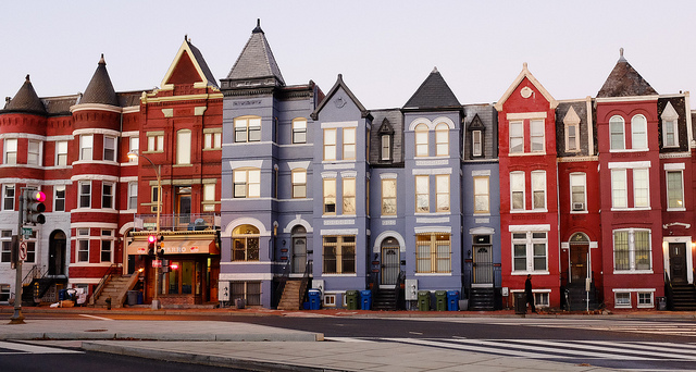 LeDroit Park row houses in Washington D.C.