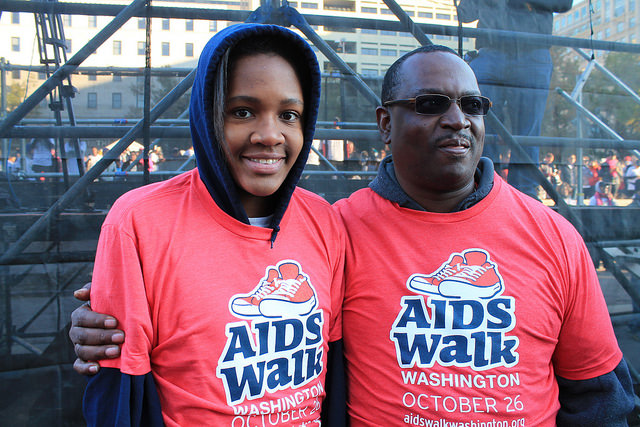 Participants in the 27th Annual AIDS WALK / DC in 2013.