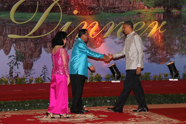 President Barack Obama at the 21st Association of Southeast Asian Nations (ASEAN) summit in Phnom Penh, Cambodia, in 2012.