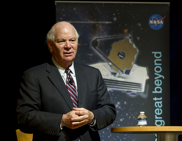 U.S. Senator Ben Cardin at NASA Goddard in 2013.