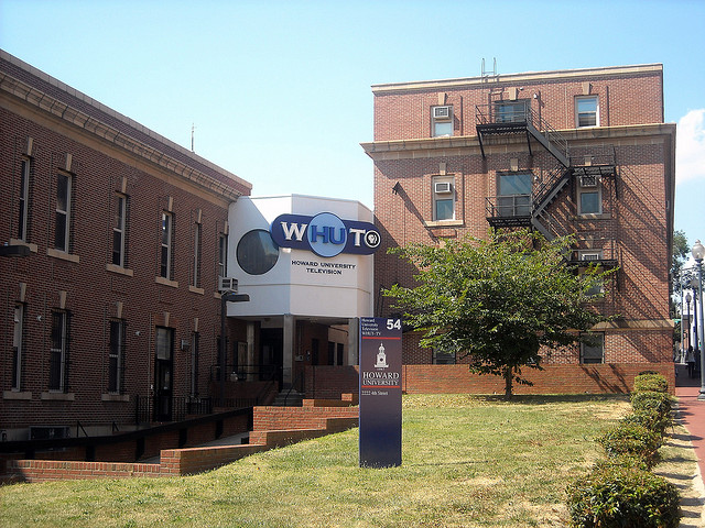 Howard University's WHUT-TV station at 2222 4th St. NW.