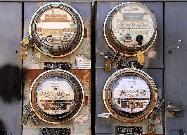 Electricity utility meter