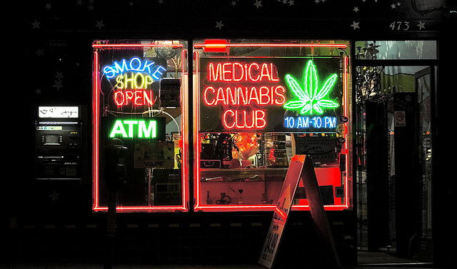 A medical cannabis club on Haight St. in San Francisco, Calif.