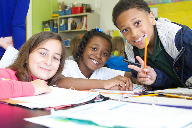 Students at Brent Elementary School in Washington D.C. in 2014.