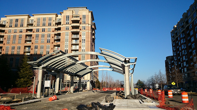 Construction in Potomac Yard in March, 2015.