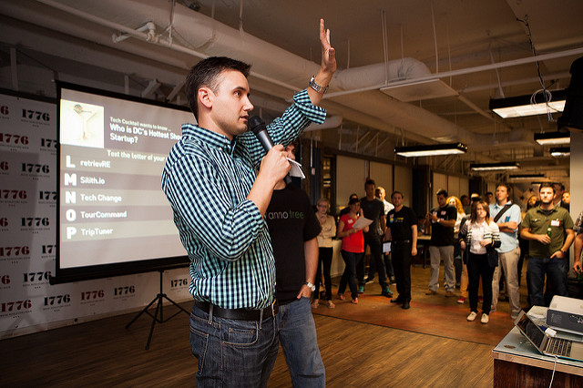 A 2013 mixer and startup showcase hosted by Tech Cocktail in Washington D.C.