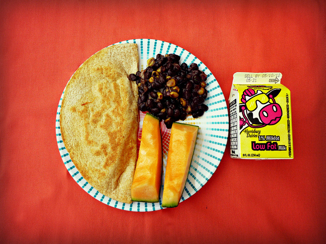 A school meal prepared by DC Central Kitchen for low-income children at D.C. Public Schools.