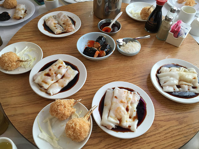 Dim sum at Fortune Restaurant, in Seven Corners, Va., for the Chinese New Year.