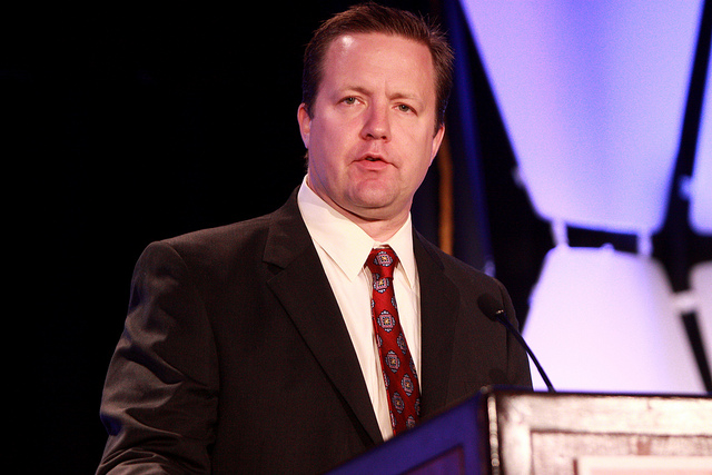 Corey Stewart speaking at the 2013 Liberty Political Action Conference LPAC in Chantilly, Va.