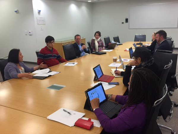 The D.C. State Board of Education in a working session.