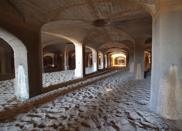 Catacombs below McMillan Park, a decommissioned water treatment plant in Northwest D.C.